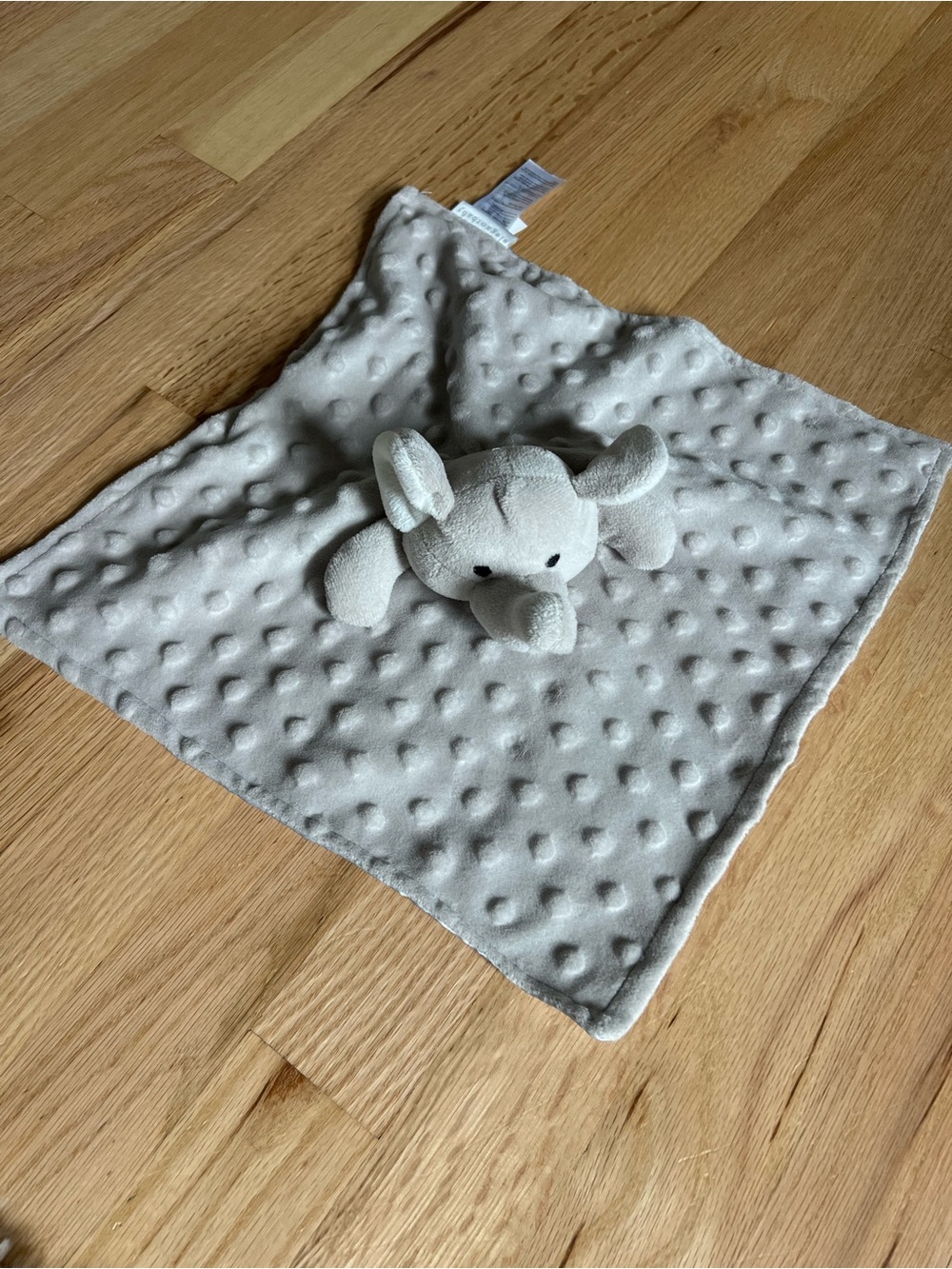 Elegant Baby Plush Elephant Lovey Security Blanket - Soft Comfort